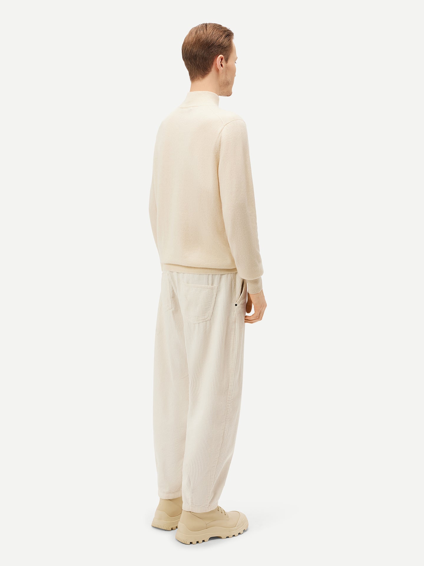 Col haut homme en cachemire Blanc - Gobi Cashmere