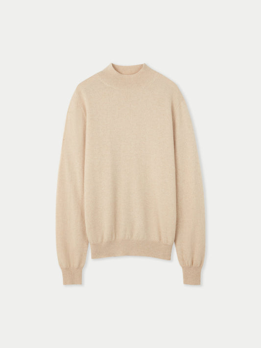 Col haut homme en cachemire Taupe - Gobi Cashmere