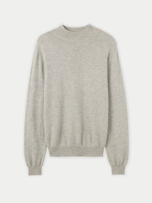 Col haut homme en cachemire gris - Gobi Cashmere