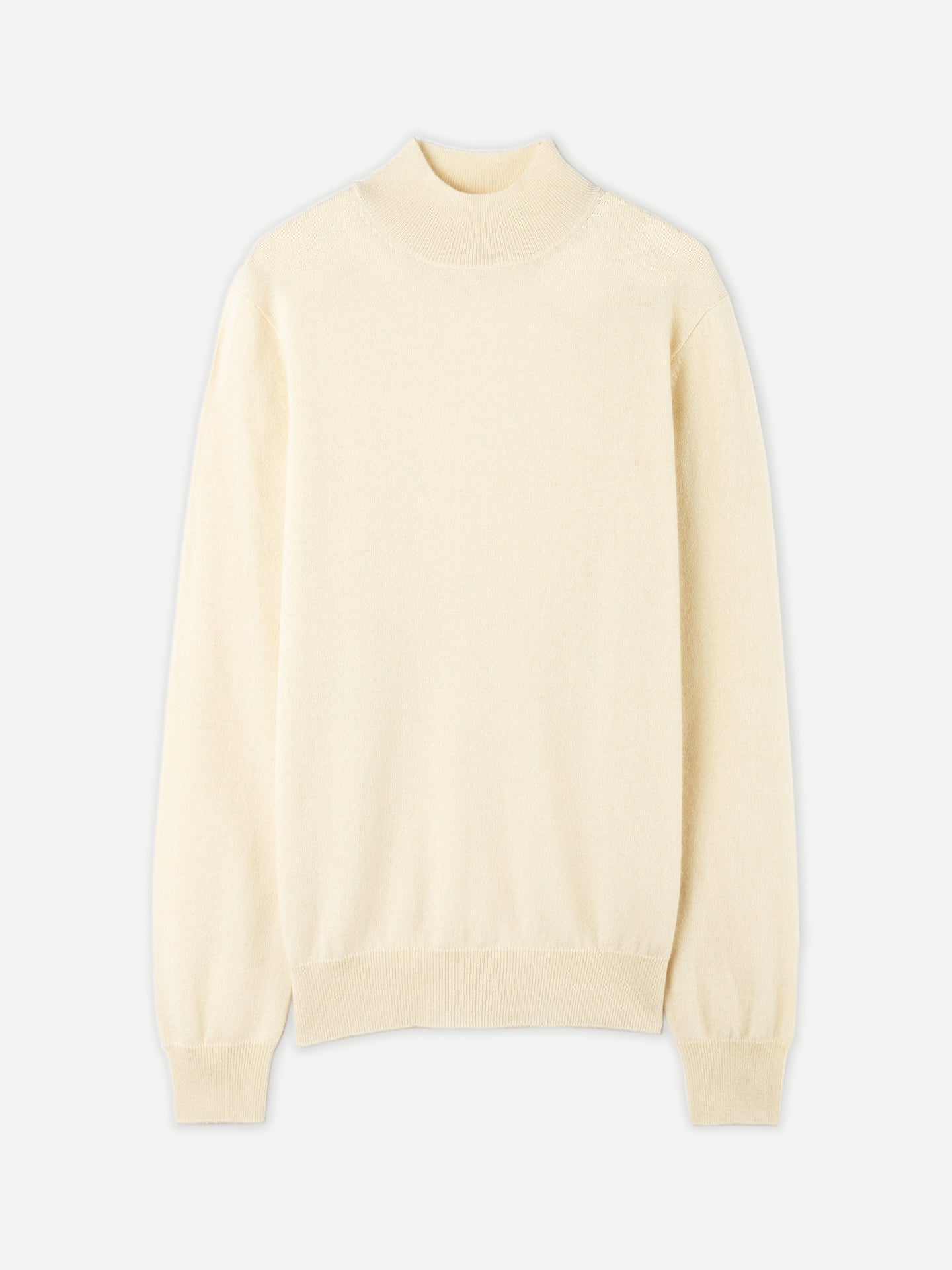 Col haut homme en cachemire Blanc - Gobi Cashmere