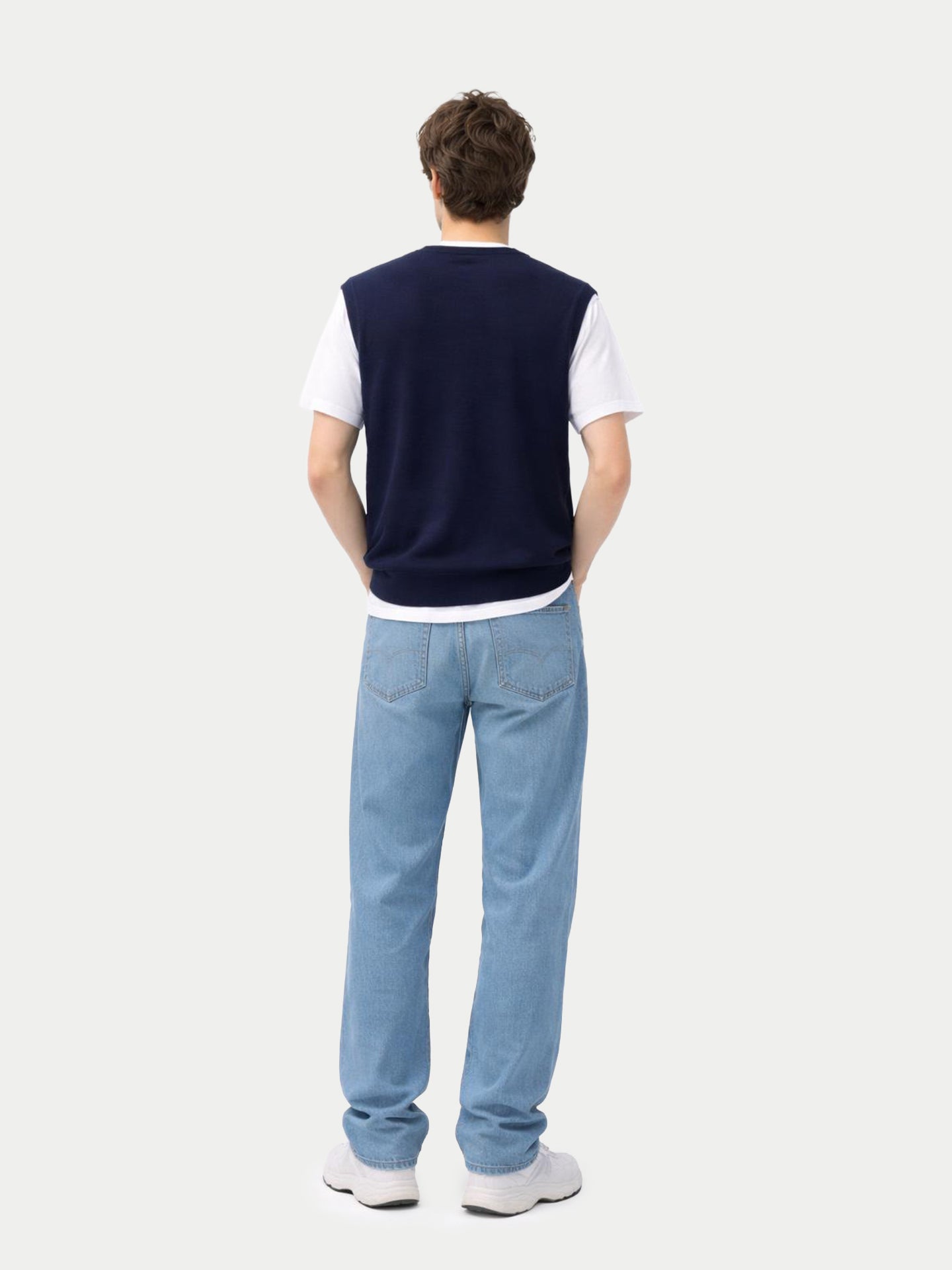 Gilet col en V en cachemire Timeless pour hommes