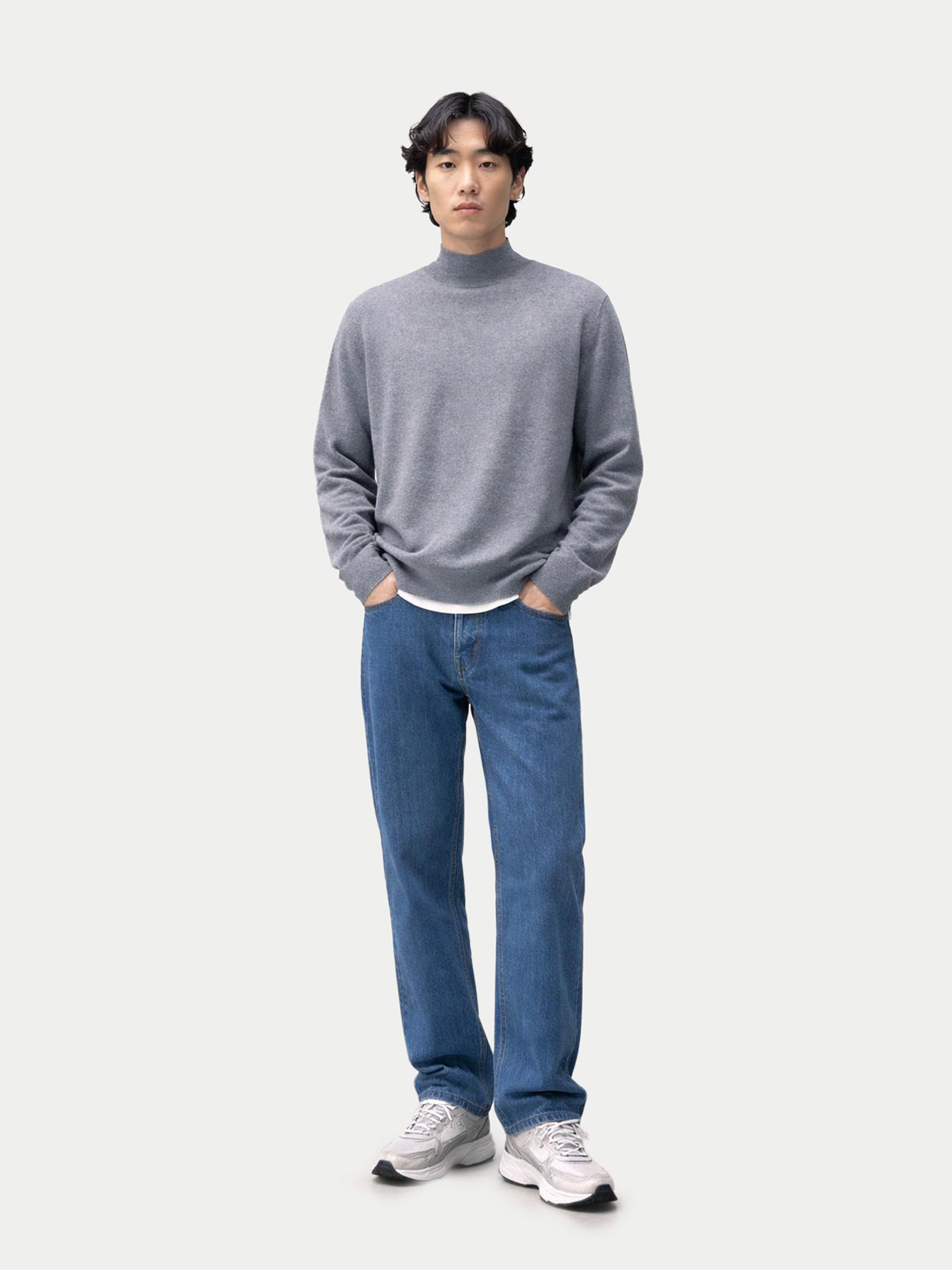 Pull col haut en cachemire Timeless pour hommes