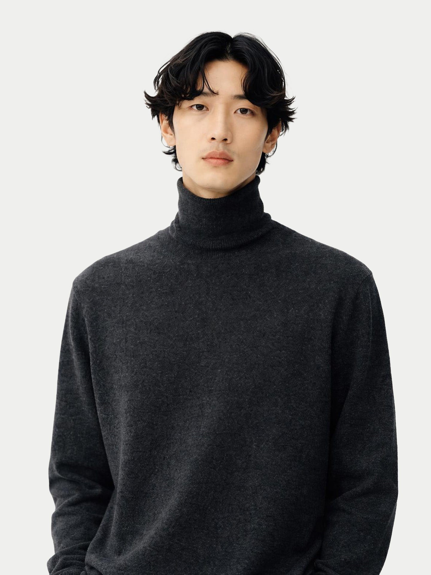 Pull col roulé en cachemire Essential pour hommes