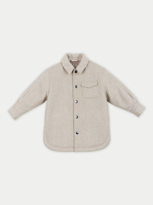 Veste en cachemire de Mongolie cousue par les enfants | GOBI Cashmere