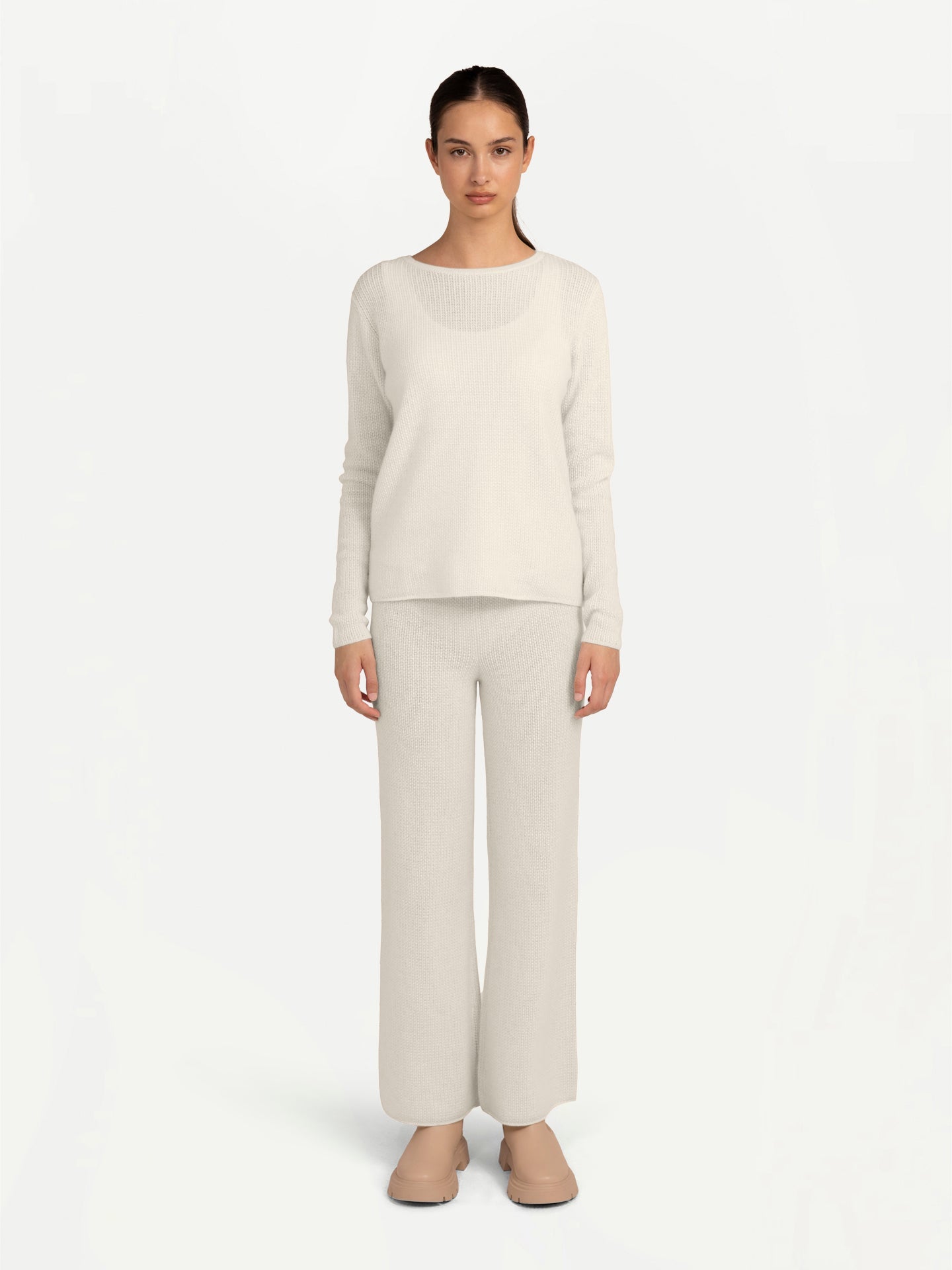 GOBI Pull en cachemire Giorgio Spina Blanc - Gobi Cashmere