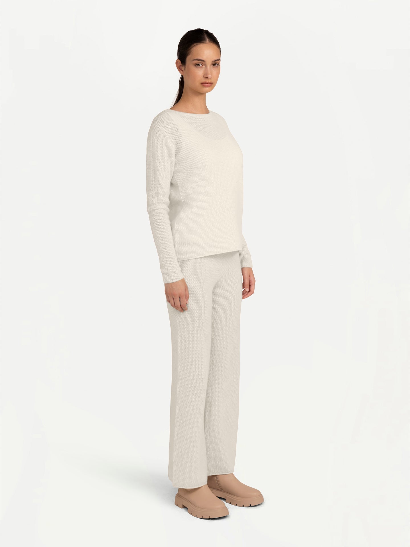 GOBI Pull en cachemire Giorgio Spina Blanc - Gobi Cashmere