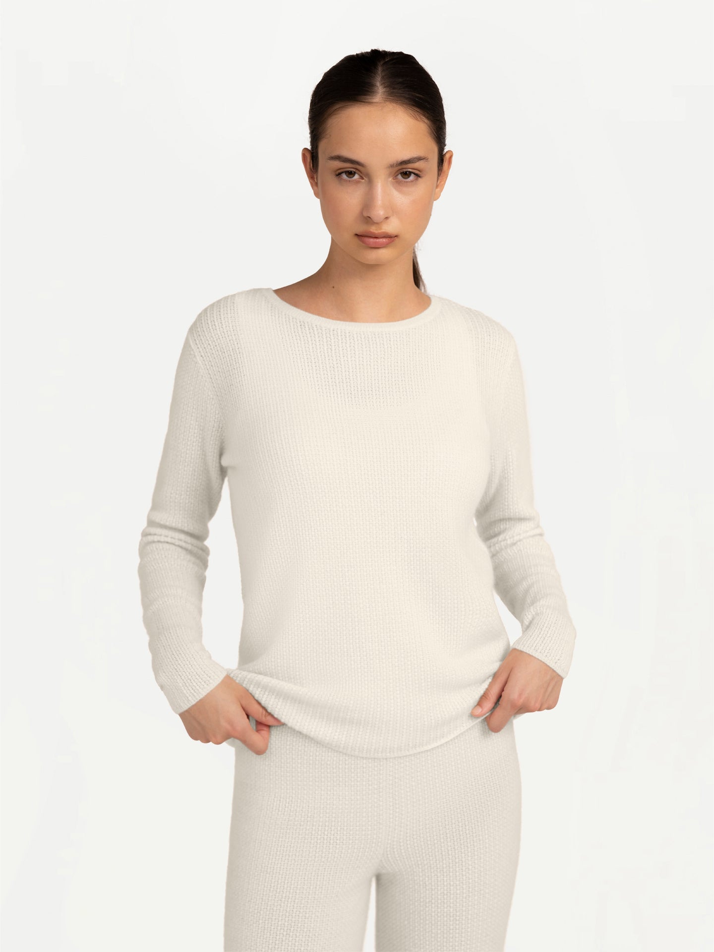 GOBI Pull en cachemire Giorgio Spina Blanc - Gobi Cashmere