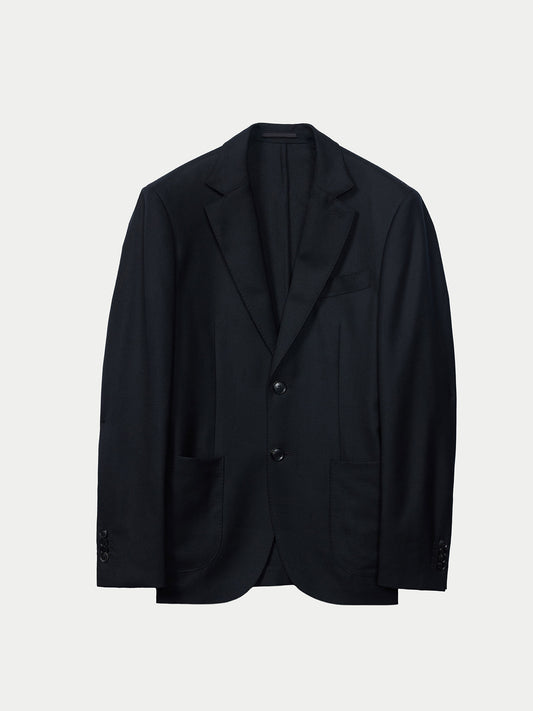 Blazer en cachemire à boutonnage simple pour homme