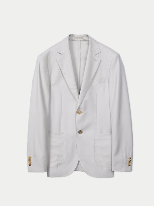 Blazer en cachemire à boutonnage simple pour homme