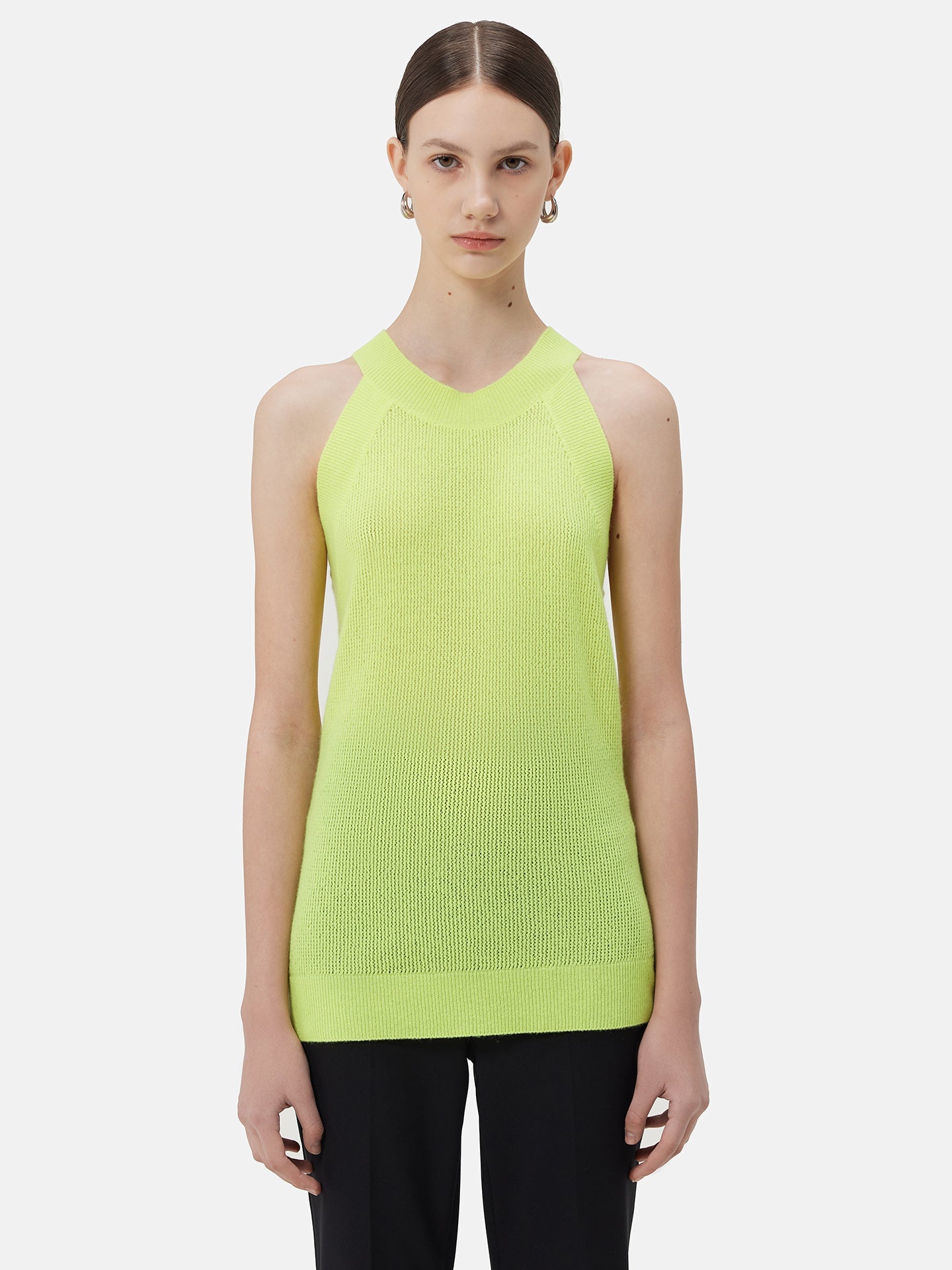 Top sans manches en cachemire luxueux | GOBI Cashmere