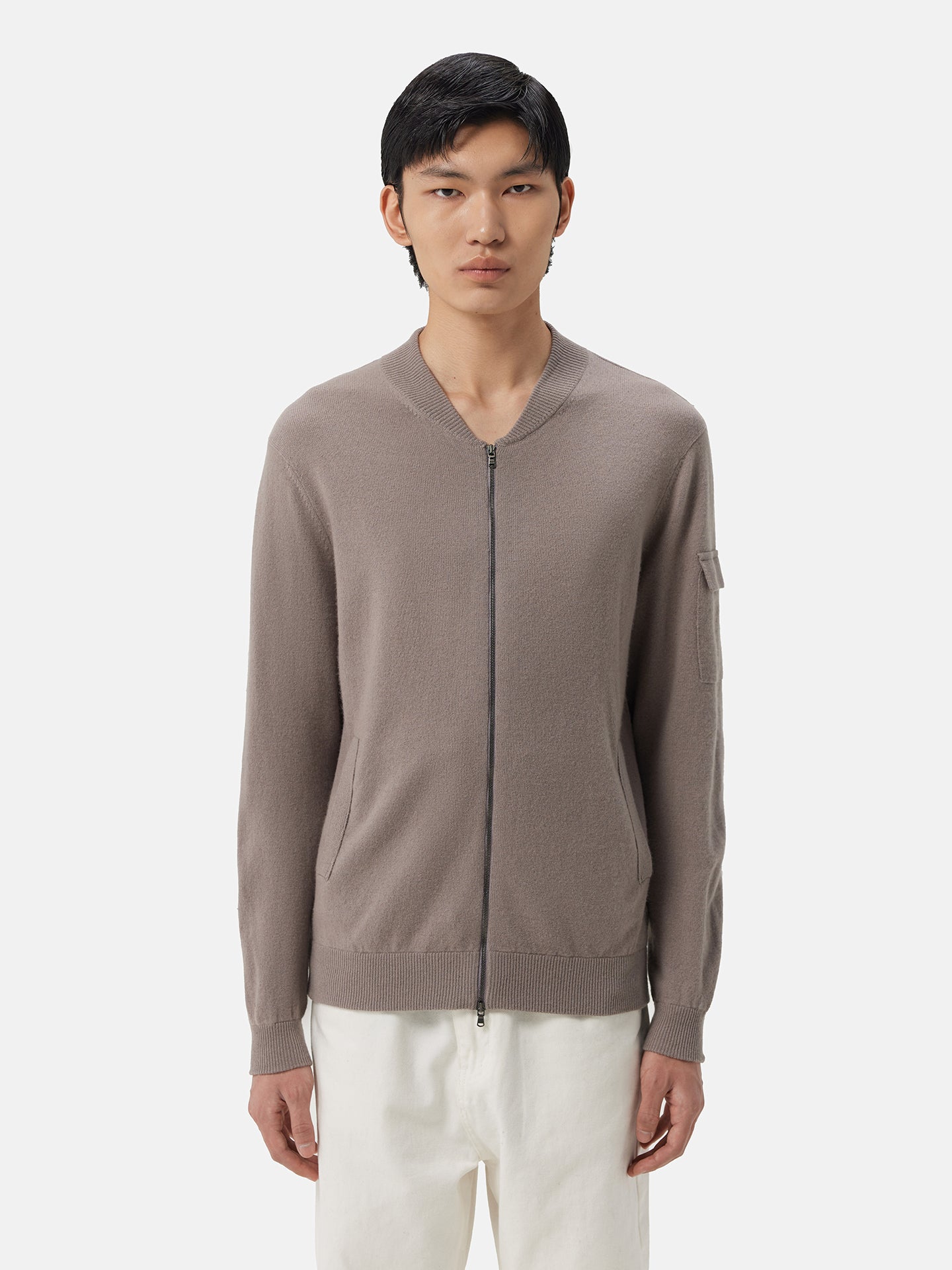 Bomber jacket en cachemire authentique | GOBI Cashmere