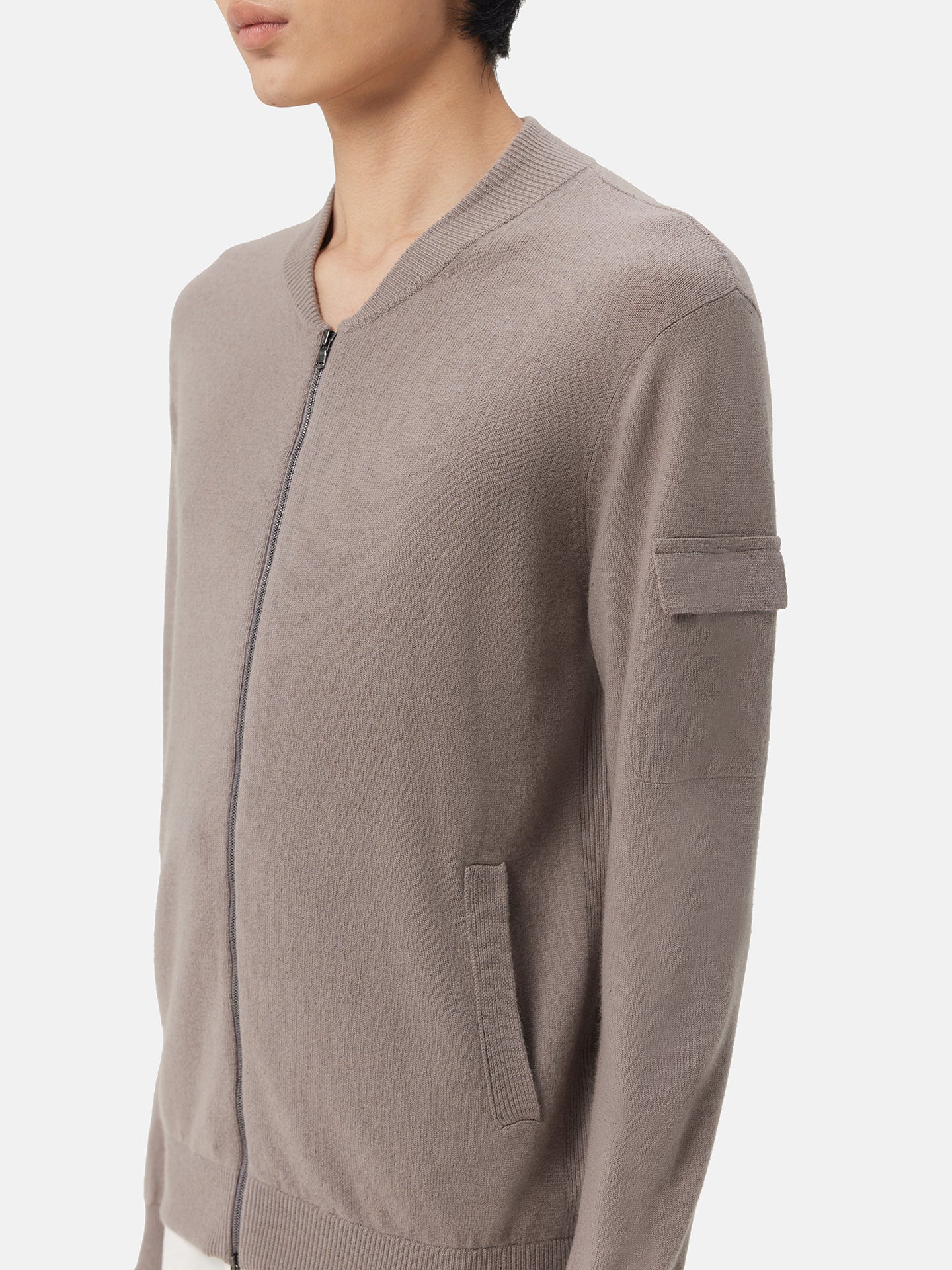 Bomber jacket en cachemire authentique | GOBI Cashmere
