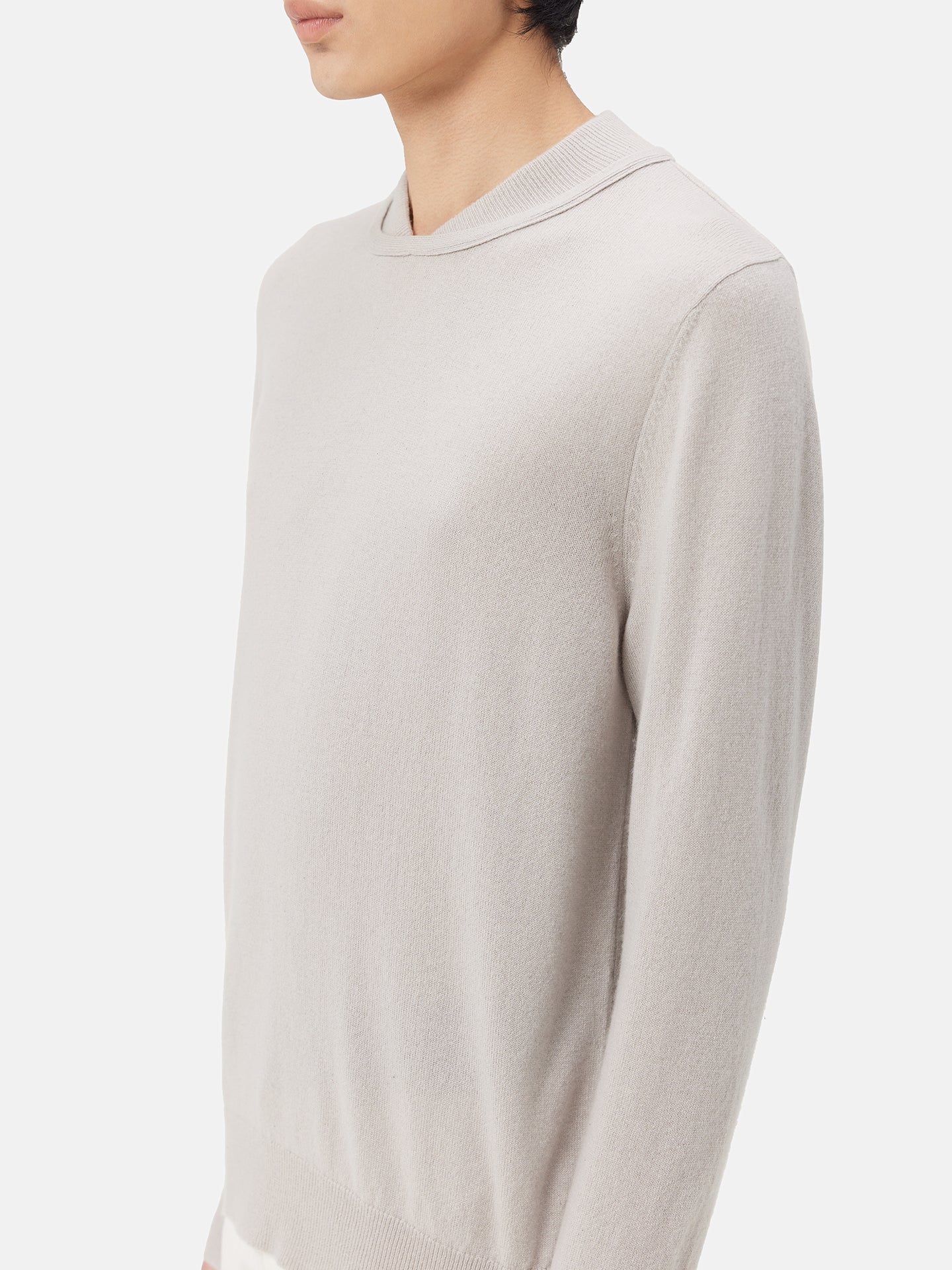 Pull double en cachemire de haute avec encolure | GOBI 