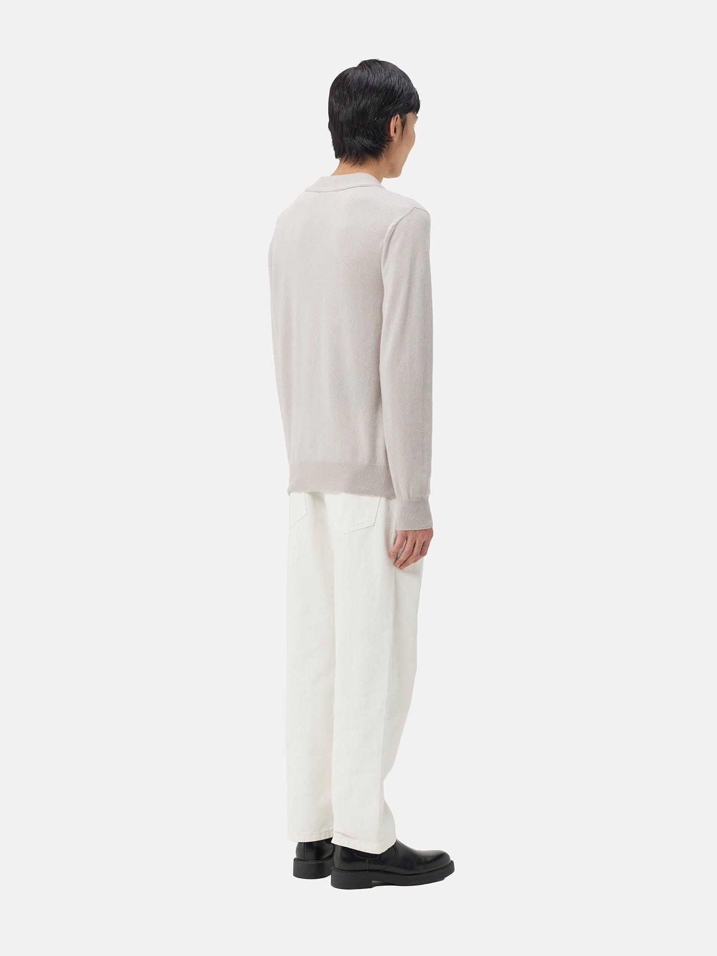 Pull double en cachemire de haute avec encolure | GOBI 