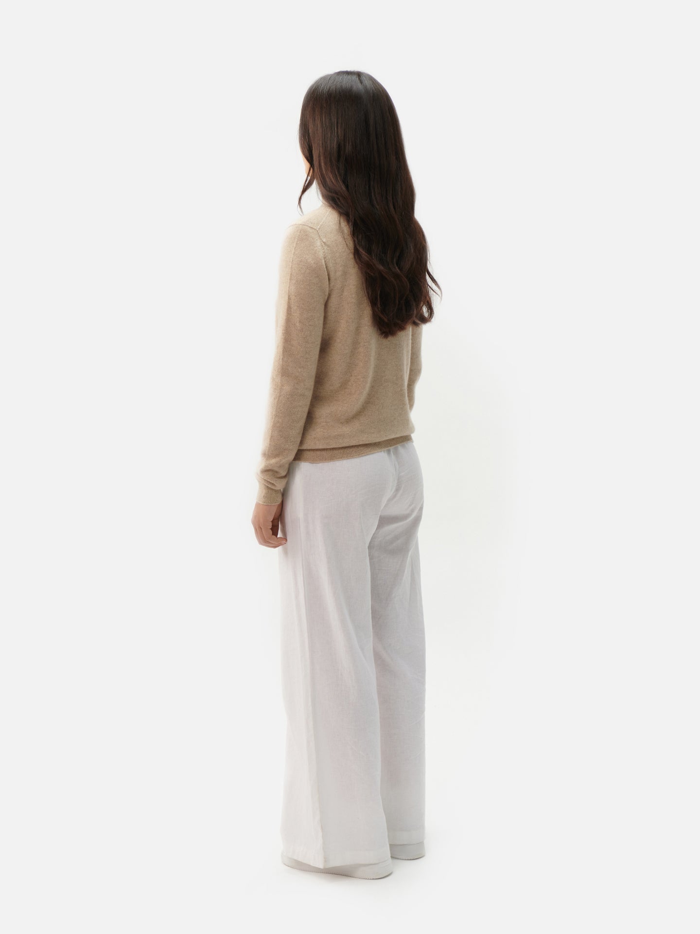 Cardigan zippé  en Cachemire pour femmes Taupe - Gobi Cashmere