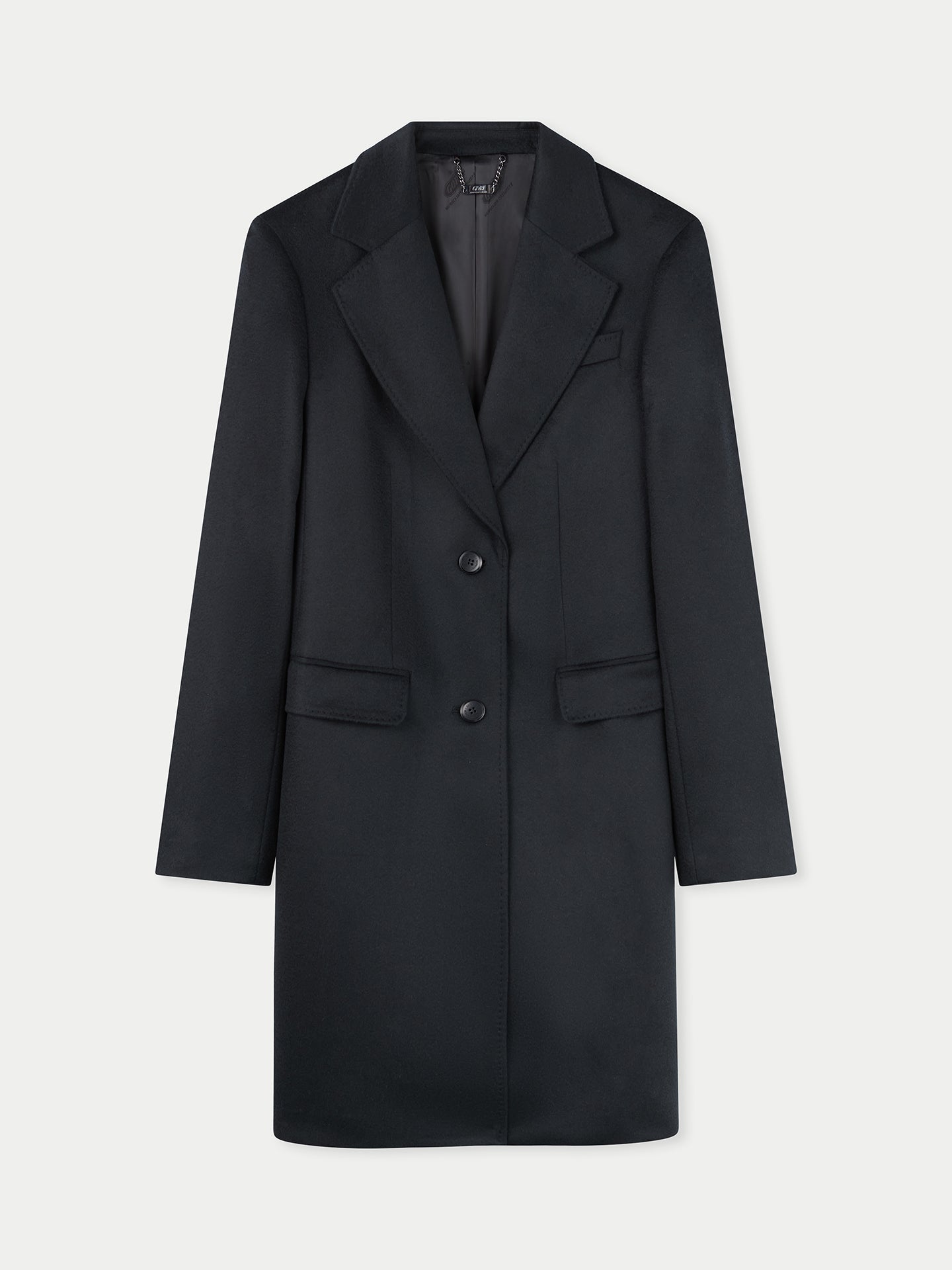 GOBI Manteau en cachemire pour femme -G.Spina Noir - Gobi Cashmere 