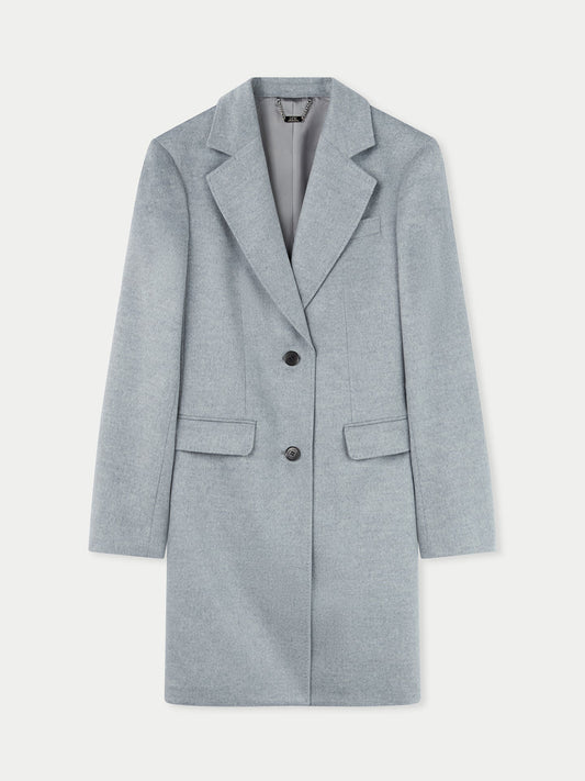 GOBI Manteau en cachemire pour femme -G.Spina Gris - Gobi Cashmere 