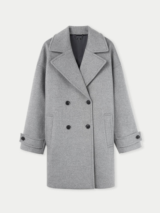 GOBI Manteau en cachemire - Giorgio Spina Gris - Gobi Cashmere