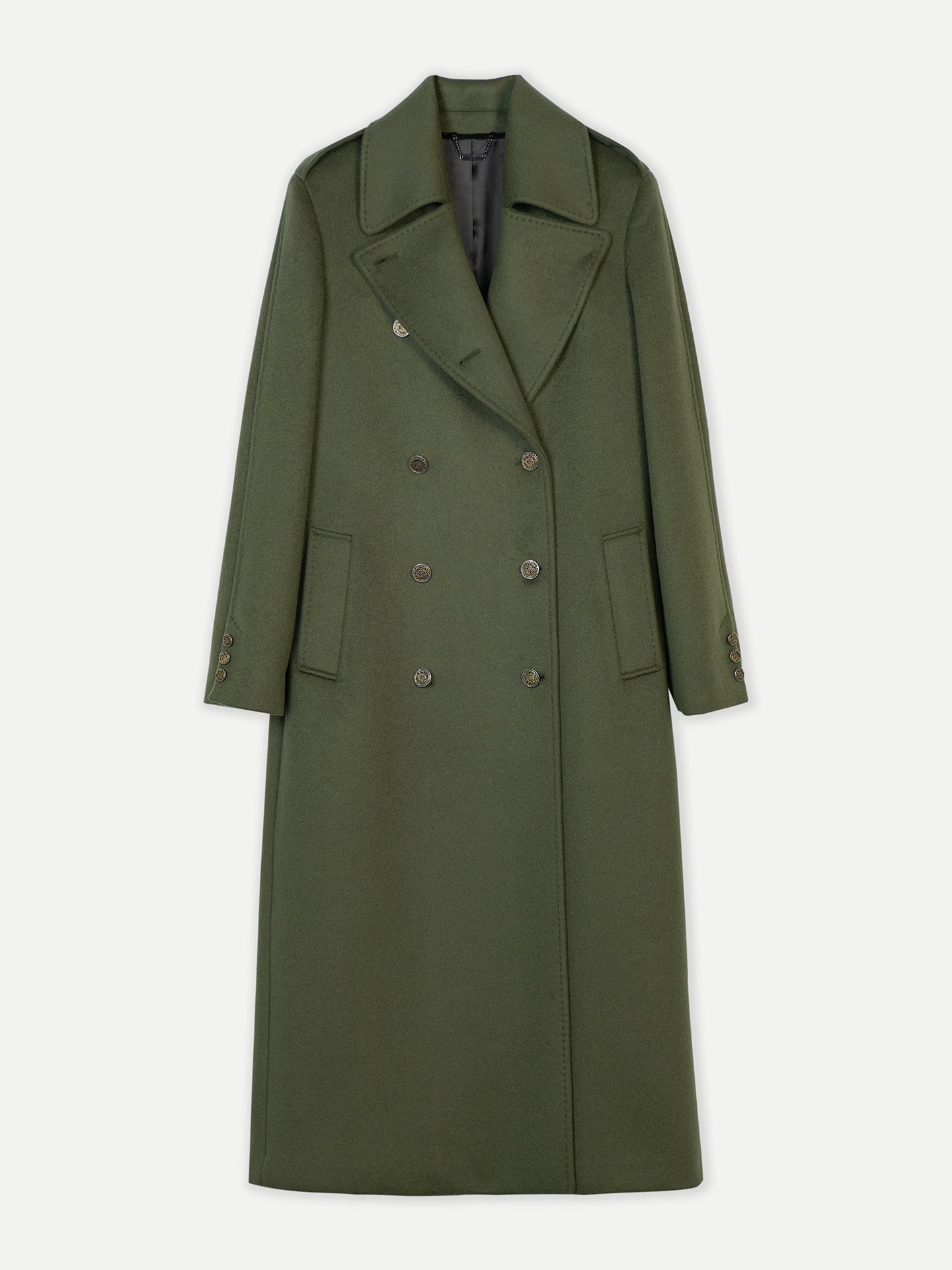 Manteau en cachemire à double boutonnage - GOBI Collection Country-Chic - Gobi Cashmere