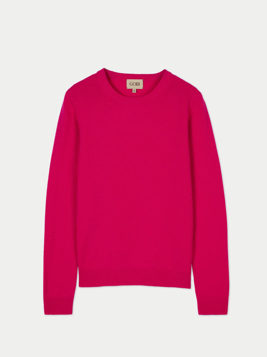 Pull col rond en cachemire Essential pour femmes