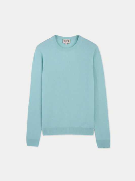 Pull col rond en cachemire pour femmes