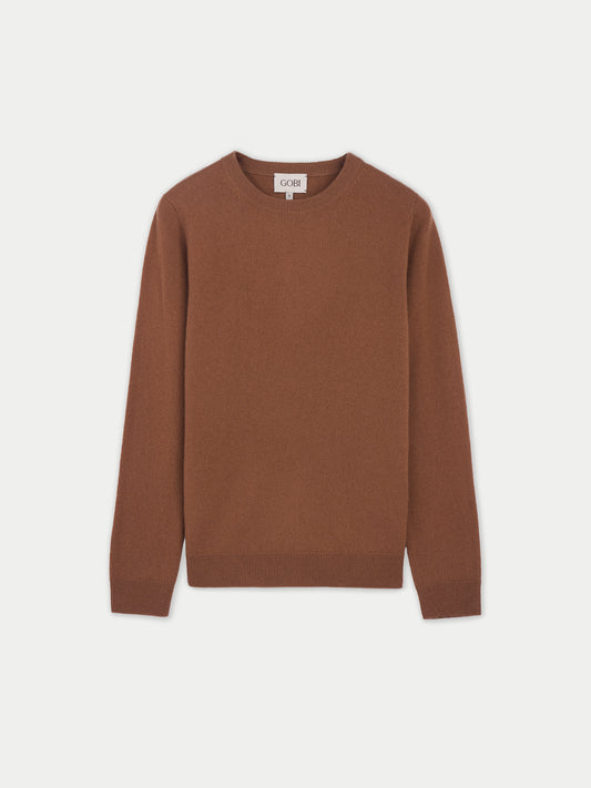 Pull col rond en cachemire pour femmes