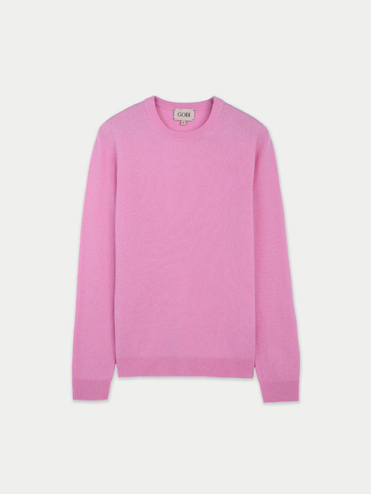 Pull col rond en cachemire pour femmes