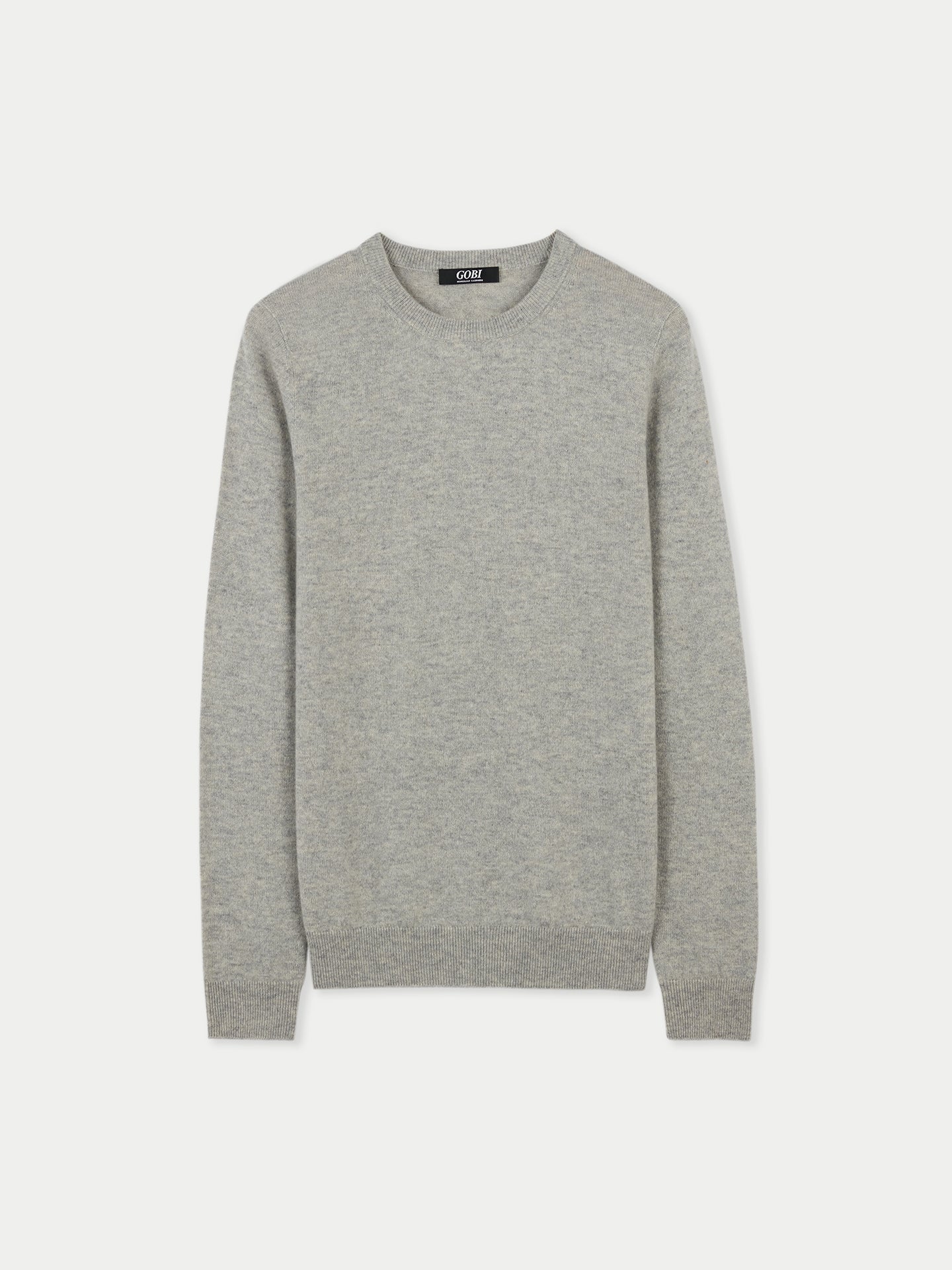 Pull coll rond en Cachemire pour  femme , couleur Gris - Gobi Cashmere