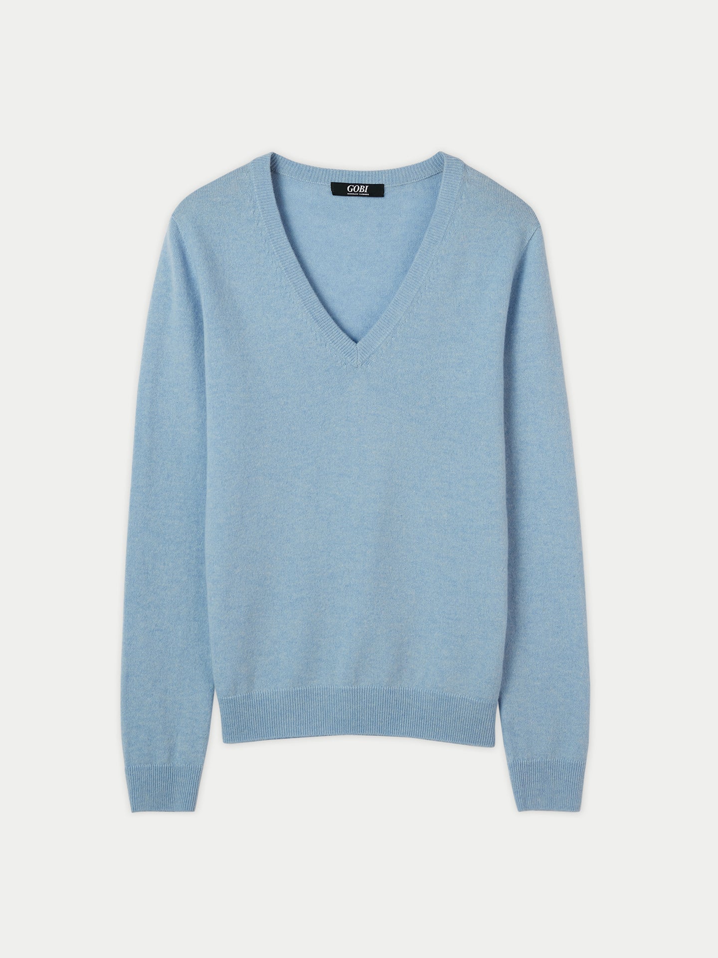 Pull col en V en Cachemire pour femmes Marin - Gobi Cashmere