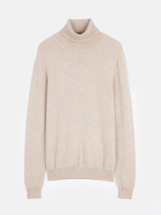 Col roulé femme en cachemire Taupe - Gobi Cashmere 