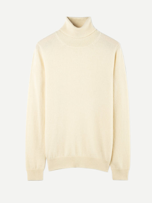 Col roulé femme en cachemire Blanc - Gobi Cashmere 