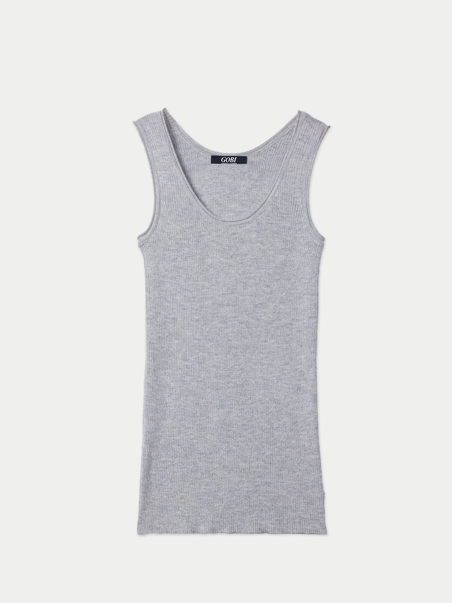 Women's Lightweight Cashmere Silk Tank Top Vapor Blue - Gobi Cashmere