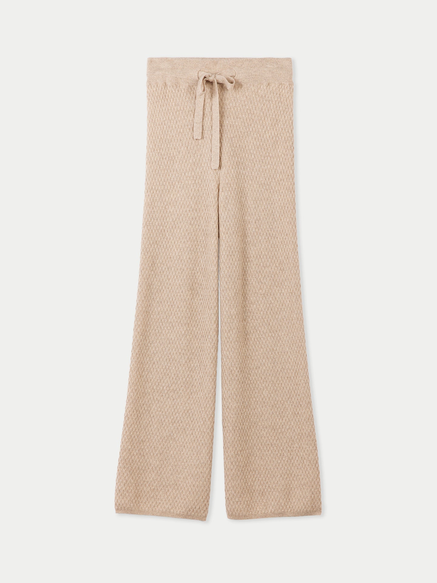Pantalon en cachemire coupe classique Taupe - Gobi Cashmere