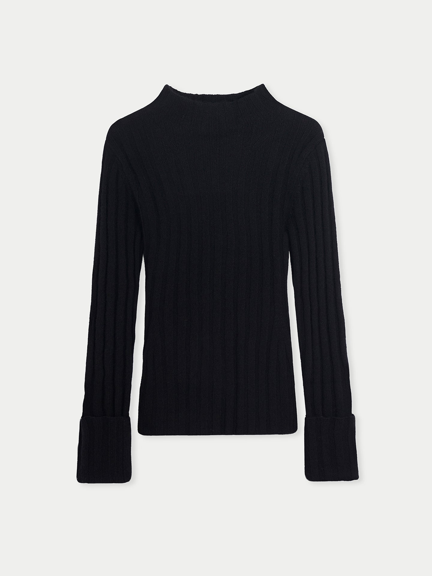 Pull en cachemire retournés Noir - Gobi Cashmere