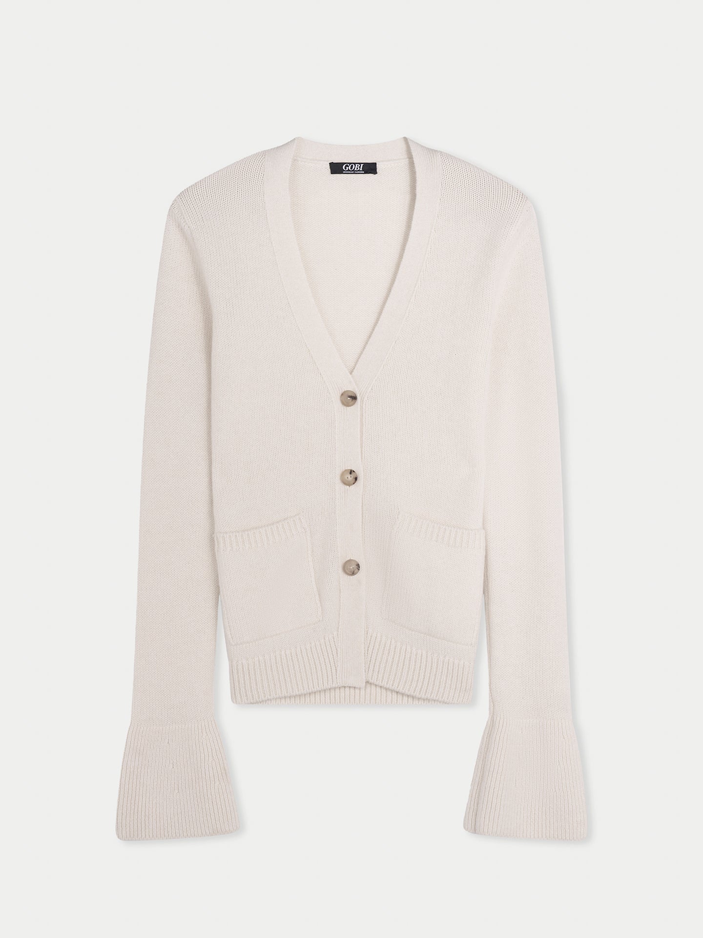 Cardigan col en V en cachemire - Gobi Cashmere
