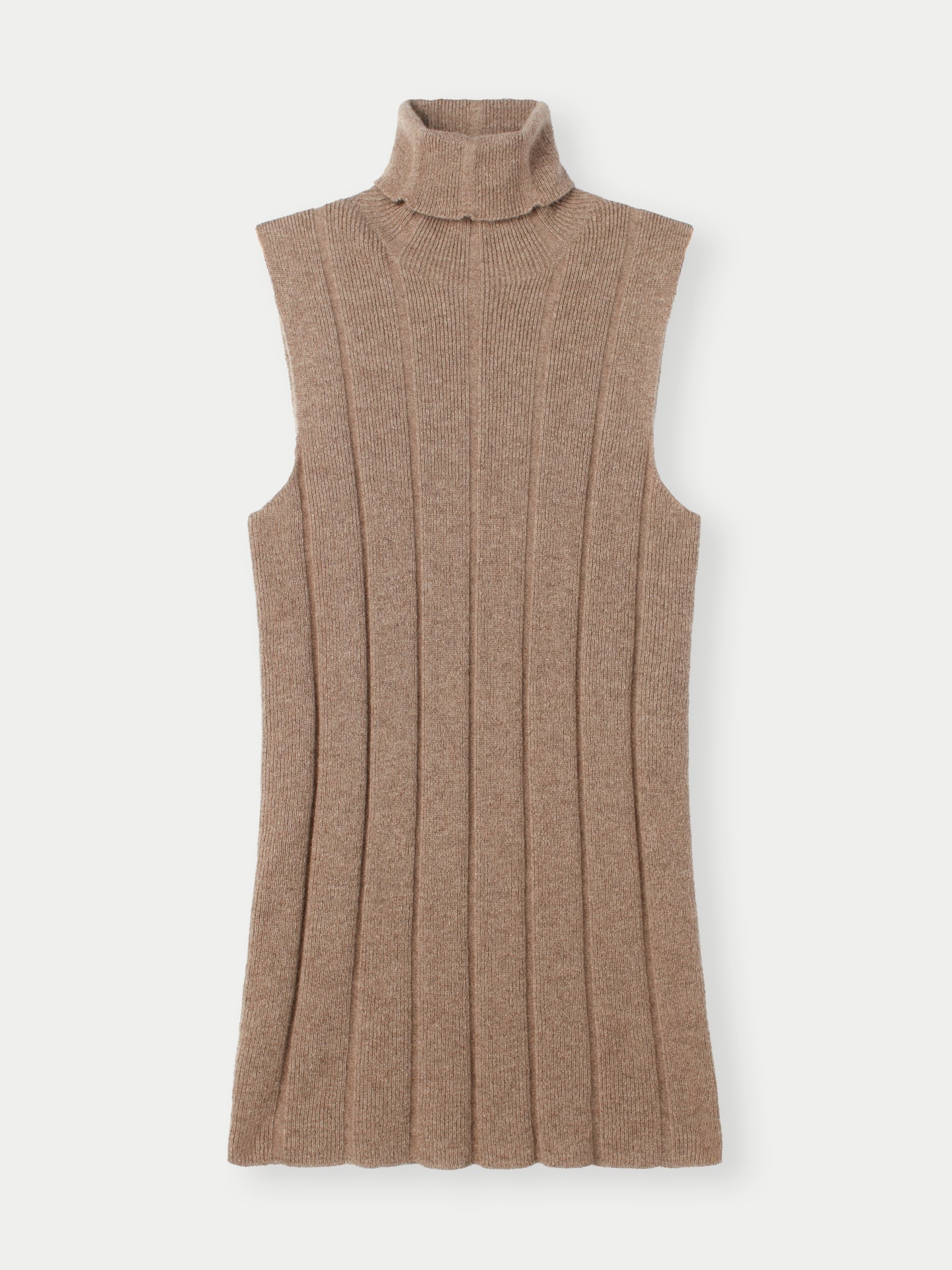 Top col rond en cachemire Taupe - Gobi Cashmere