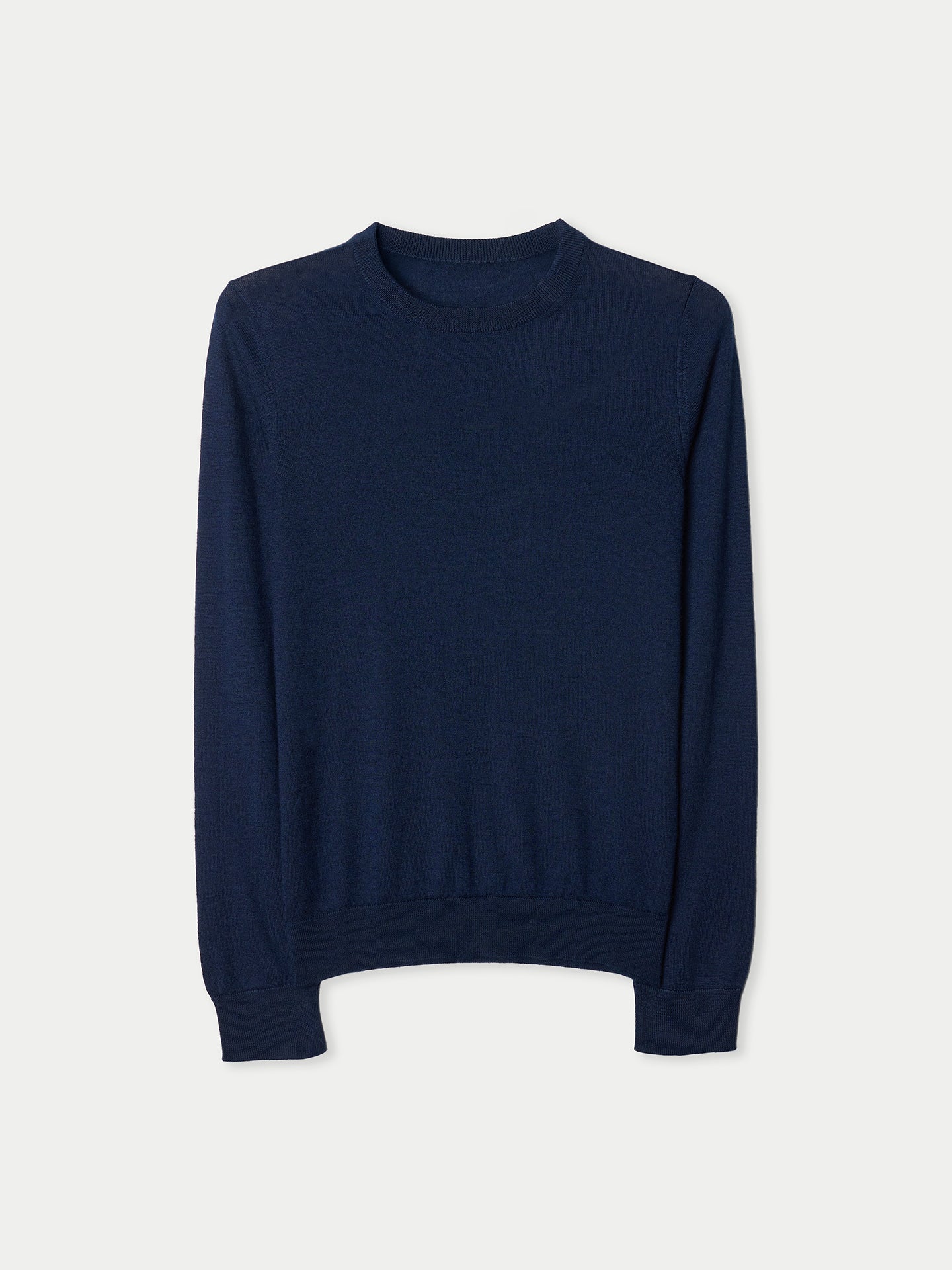 Pull en cachemire pour femme à col rond couleur marine