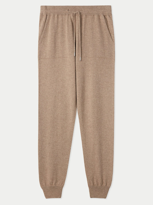 Jogging femme en Cachemire pour femmes Taupe - Gobi Cashmere