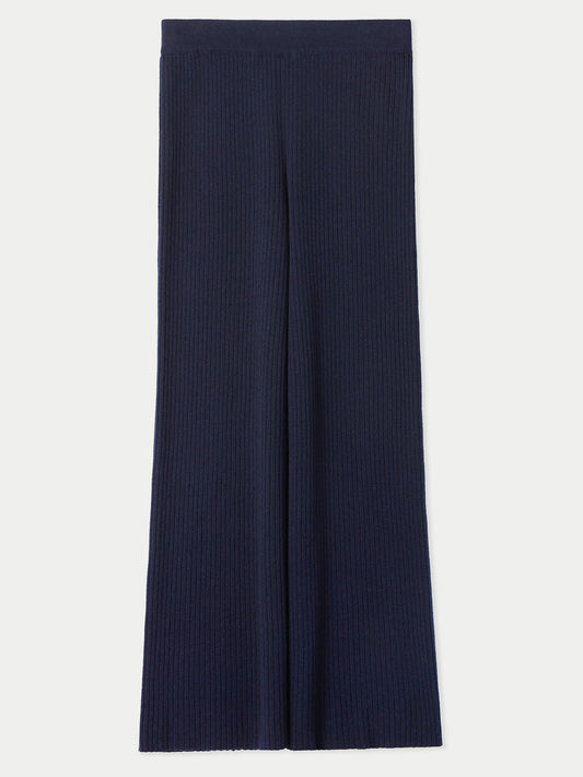 Pantalon en cachemire pour femme Marin - Gobi Cashmere