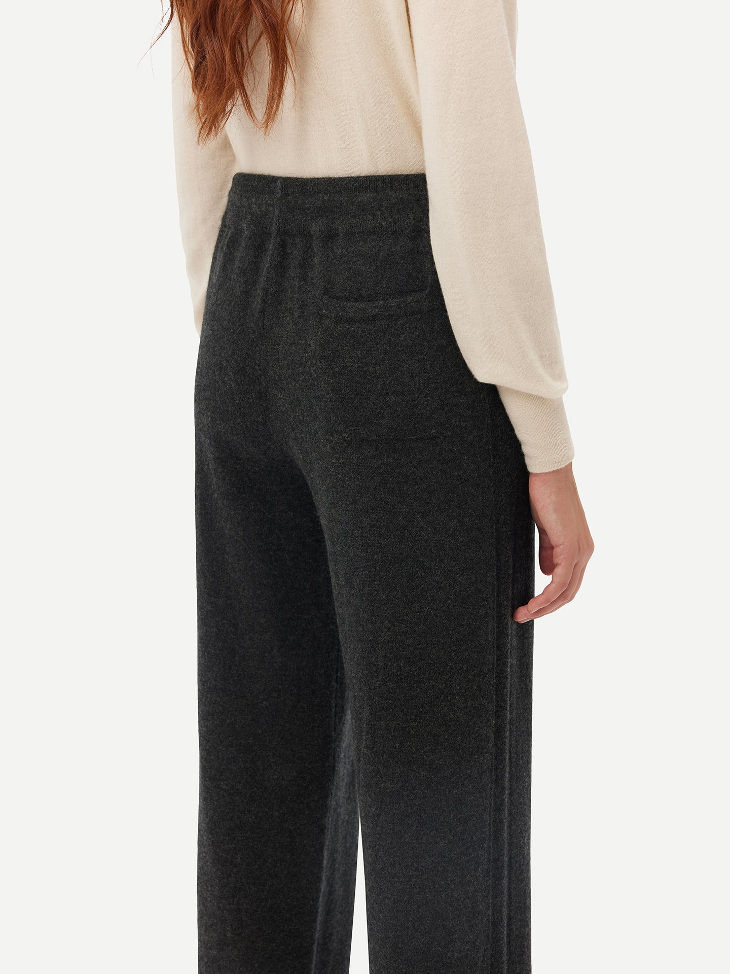 Pantalon femme lounge en Cachemire pour femmes Gris - Gobi Cashmere