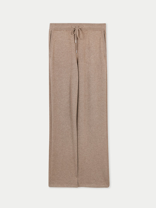 Pantalon femme lounge en Cachemire pour femmes Taupe - Gobi Cashmere