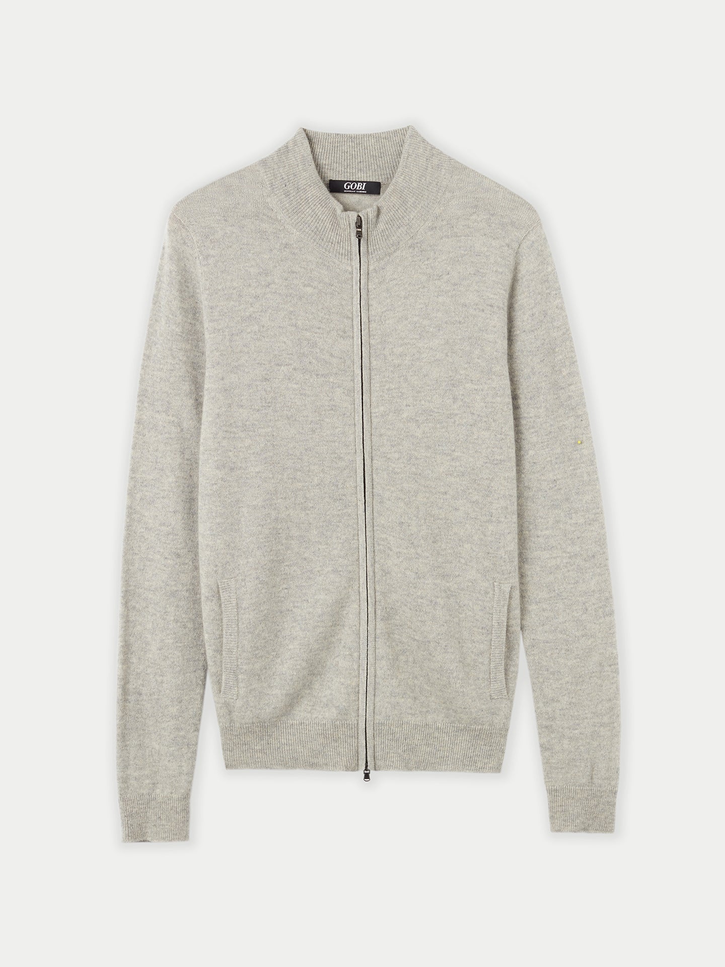 Cardigan zippé  en Cachemire pour femmes Gris - Gobi Cashmere