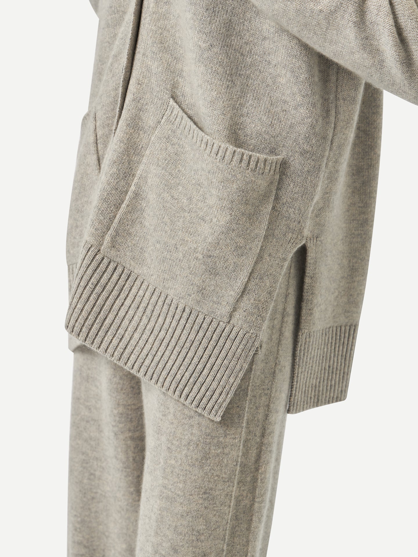 Cardigan en cachemire décontractée - GOBI A/H 2023 Gris - Gobi Cashmere