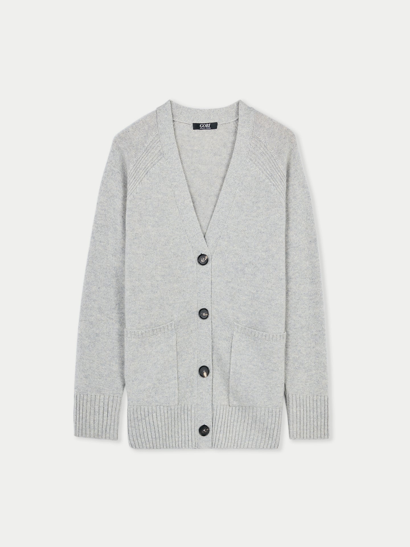 Cardigan en cachemire décontractée - GOBI A/H 2023 Gris - Gobi Cashmere