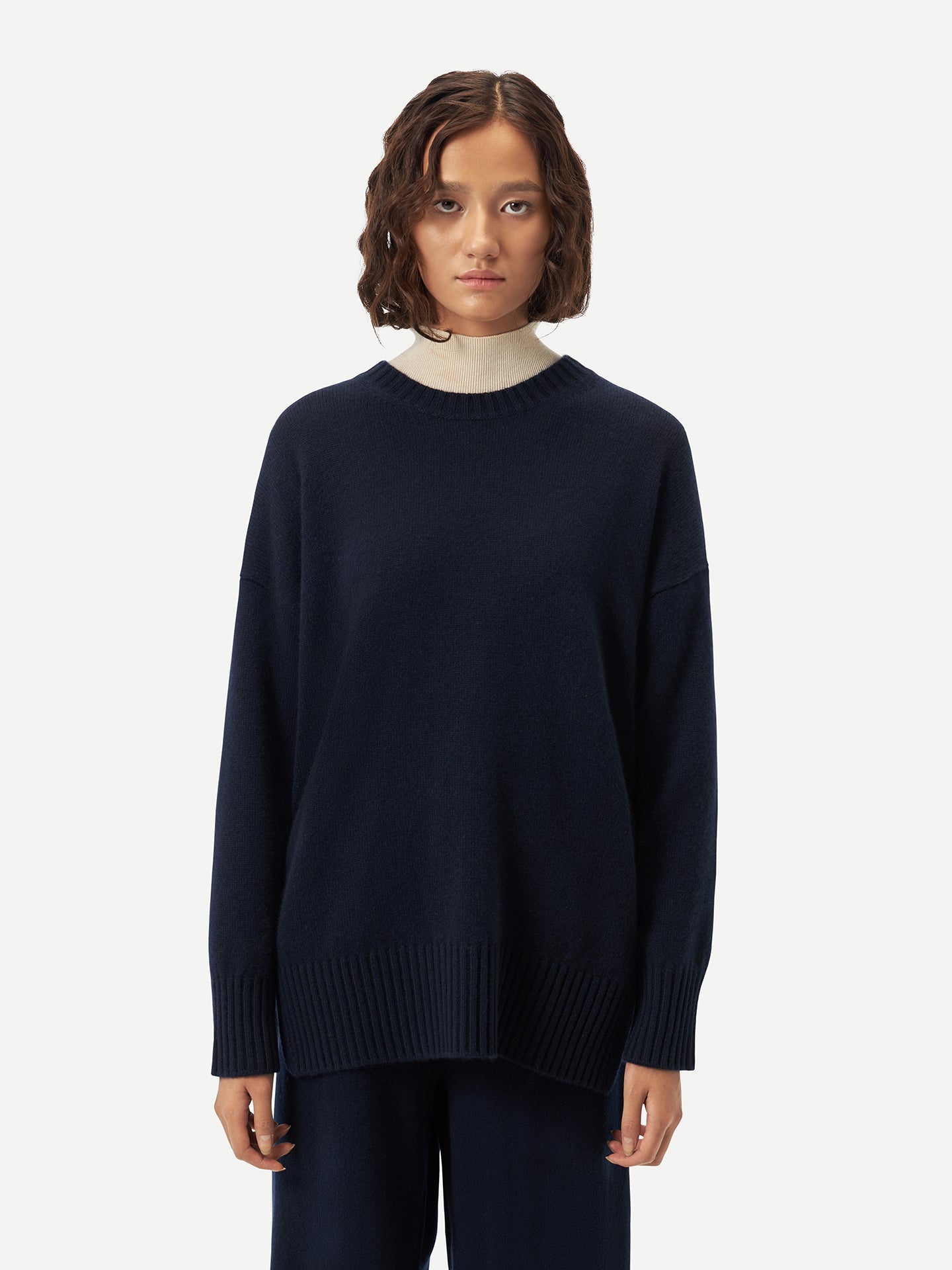 GOBI Pull en cachemire -A/H 2023 Marin - Gobi Cashmere