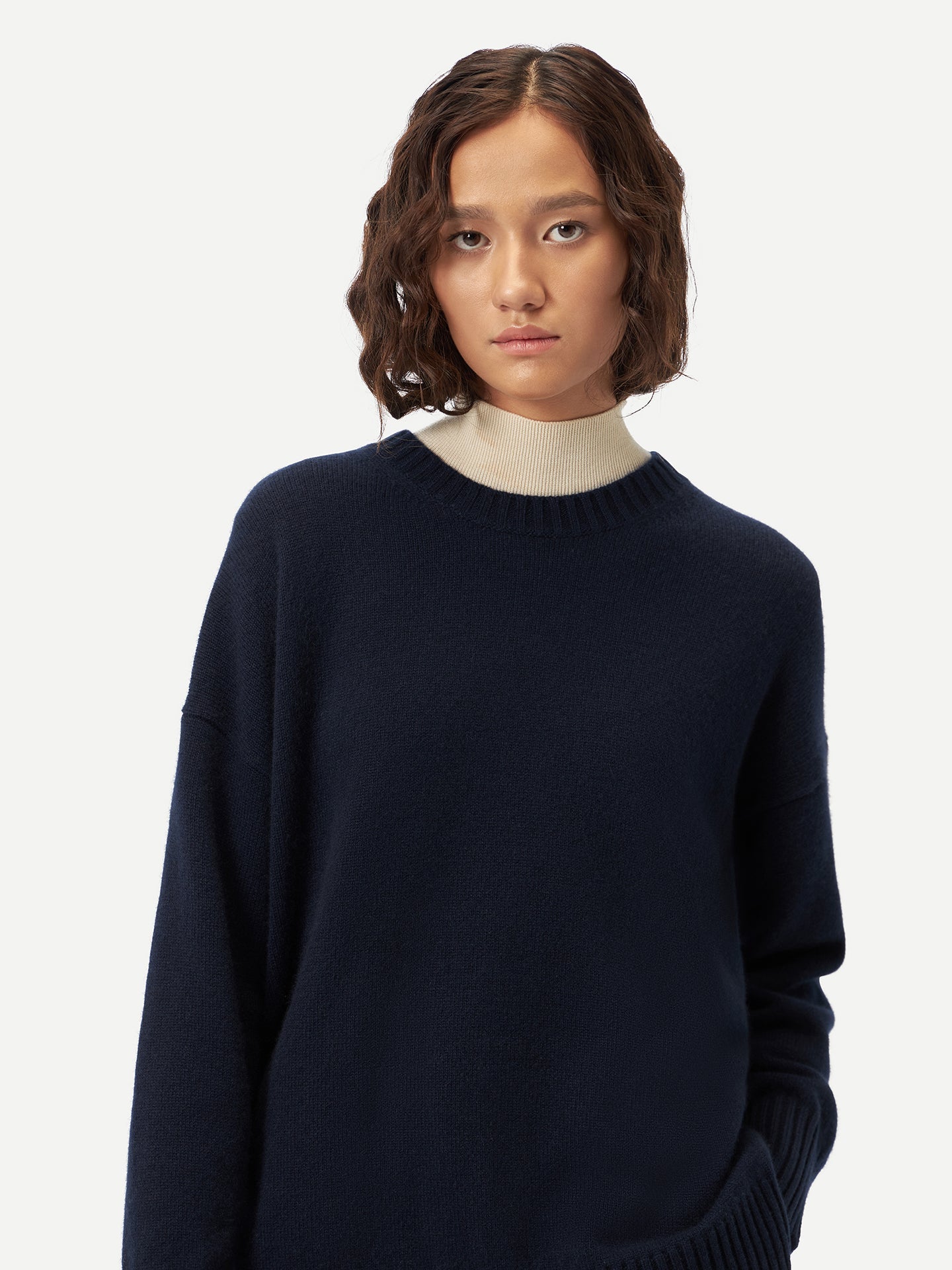 GOBI Pull en cachemire -A/H 2023 Marin - Gobi Cashmere