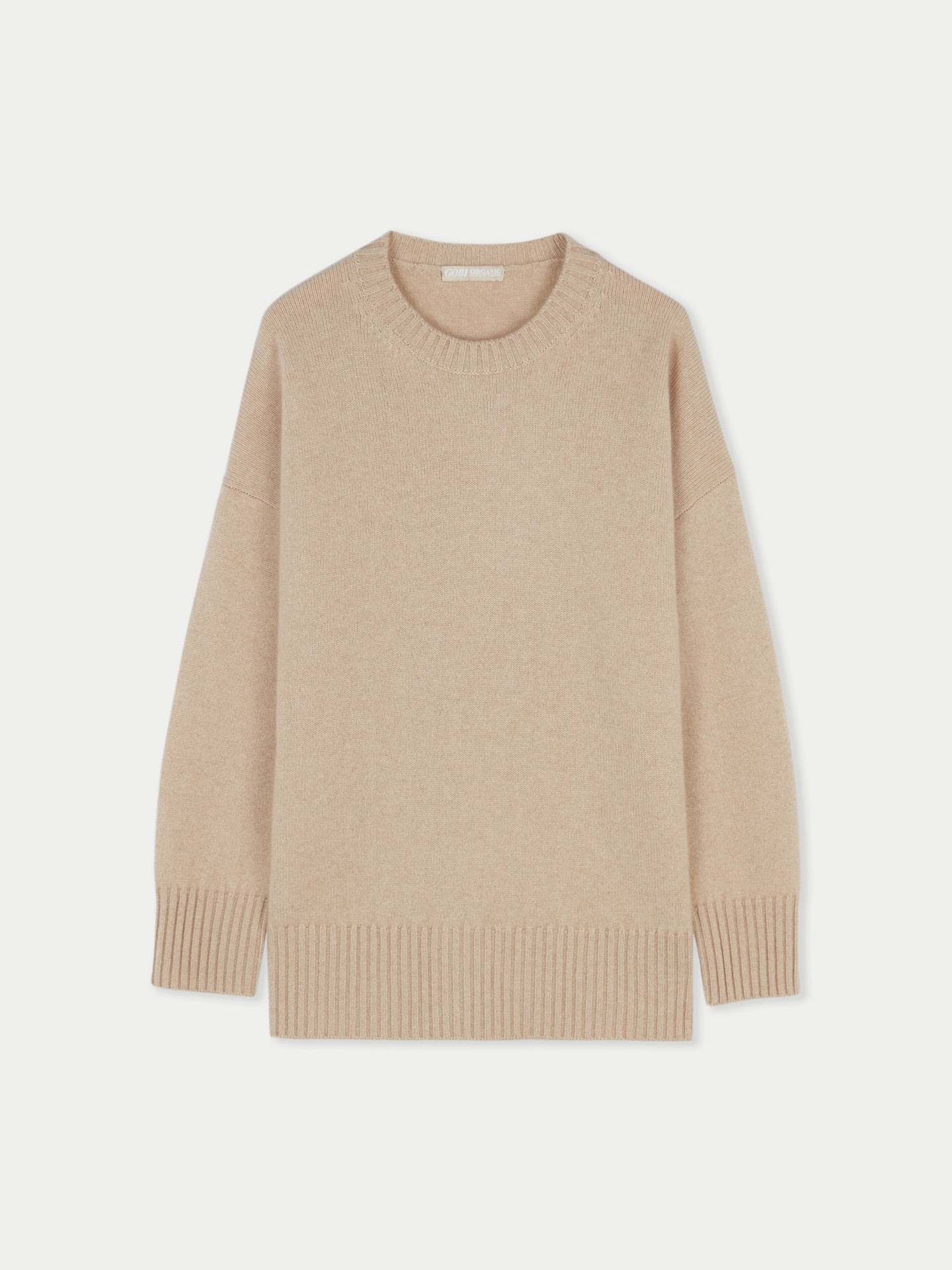 GOBI Pull en cachemire ample - A/H 2023 Taupe - Gobi Cashmere