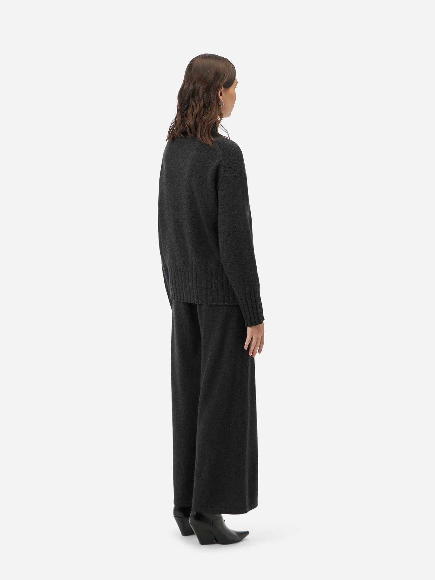 Col roulé décontracté en cachemire - GOBI A/H 2023 Gris - Gobi Cashmere