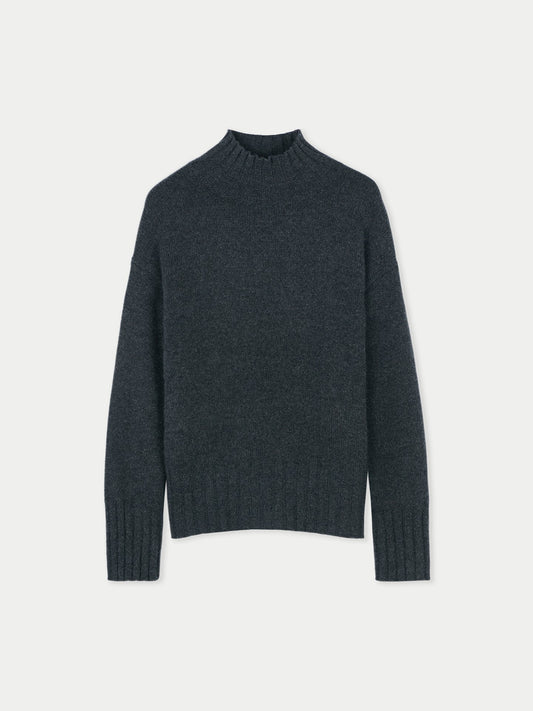 Col roulé décontracté en cachemire - GOBI A/H 2023 Gris - Gobi Cashmere
