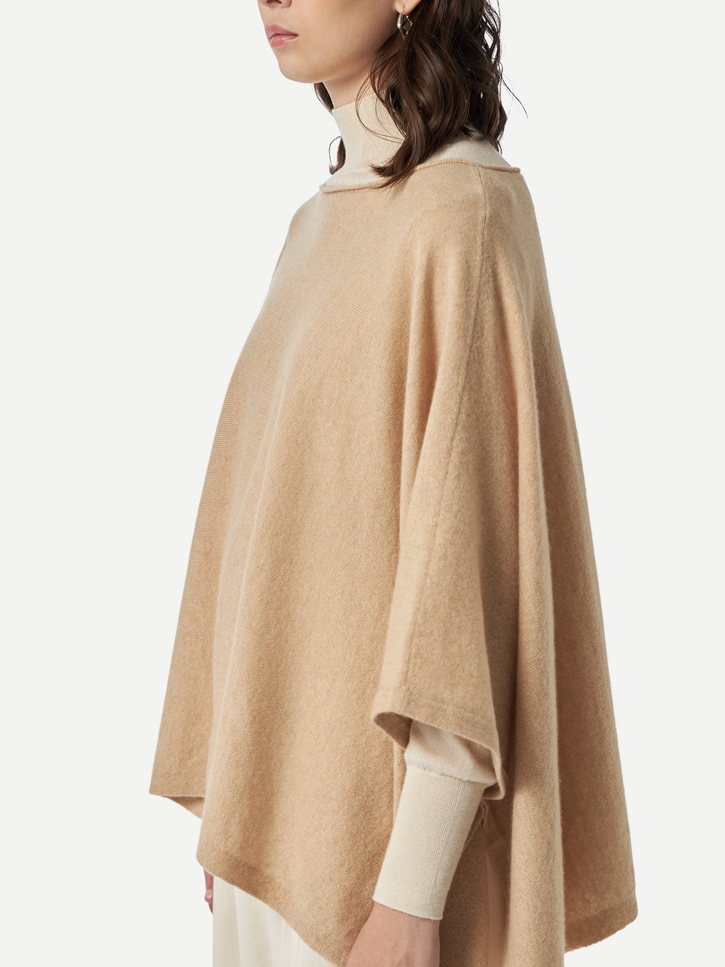 Poncho en cachemire de GOBI - A/H 2023 Taupe - Gobi Cashmere
